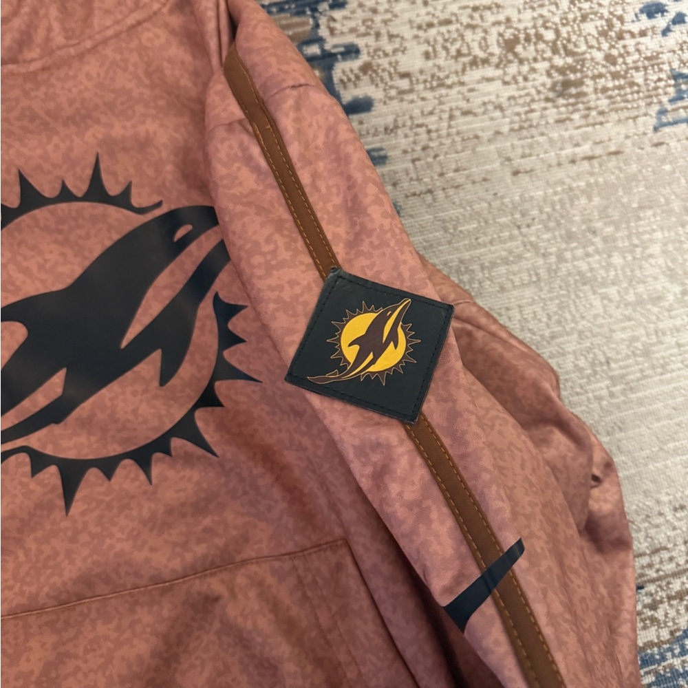 Men's Orange Hoodie - Picture 3 of 4